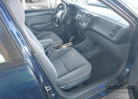 2003 Honda Civic Ex из США, поврежденный, VIN 2HGES26723H589909